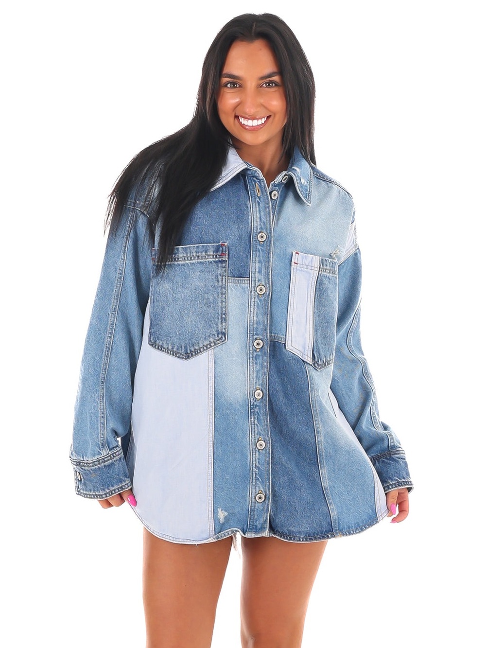 FREE PEOPLE MOUNTAIN ROADS SHIRT